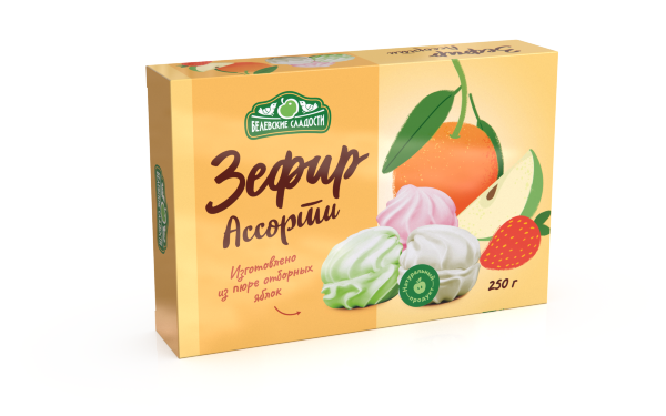 №2 Зефир белевский "Ассорти" 250г в Мытищах